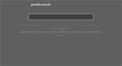 Desktop Screenshot of goorila.com.br